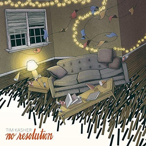 [Discounted] Tim Kasher - No Resolution [Blue w/ White Splatter] (New Vinyl LP) - Mad World Records