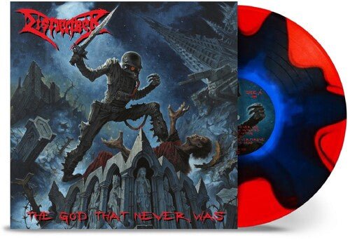 Dismember - The God That Never Was [Blue in Red Split Vinyl] (New Vinyl LP) - Mad World Records