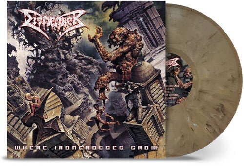 Dismember - Where Ironcrosses Grow [Sand Marble Vinyl] (New Vinyl LP) - Mad World Records