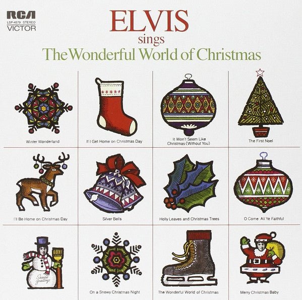 Elvis Presley - Elvis Sings The Wonderful World Of Christmas (New Vinyl LP) - Mad World Records