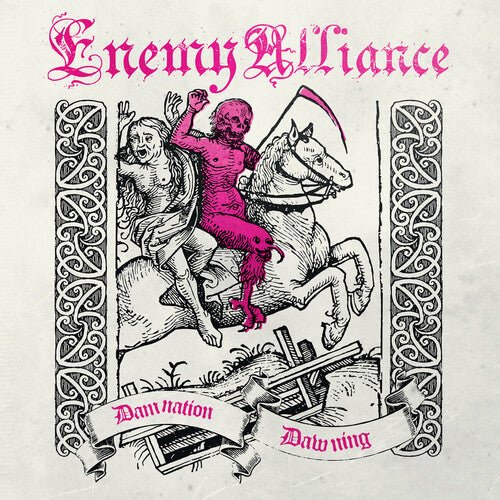 Enemy Alliance - Damnation Dawning [White & Purple Vinyl] (New Vinyl LP) - Mad World Records