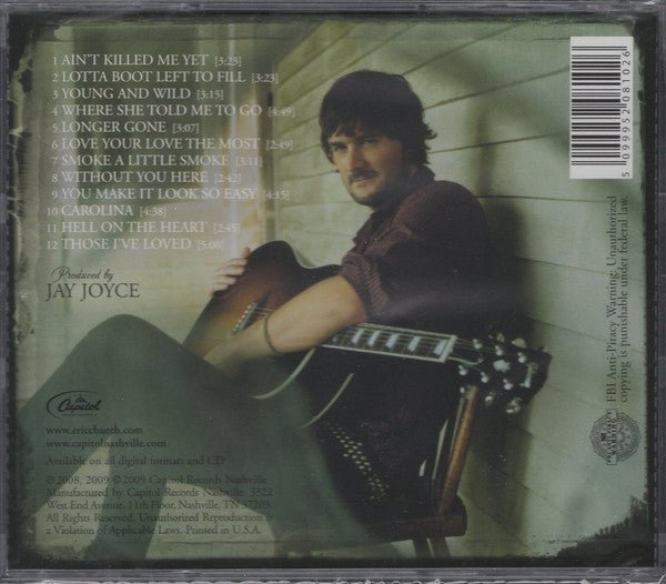 Eric Church - Carolina (Used CD) - Mad World Records