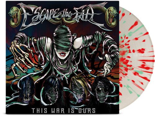 Escape the Fate - This War Is Ours [Anniversary Edition - White w/ Red & Green Splatter] (New Vinyl LP) - Mad World Records