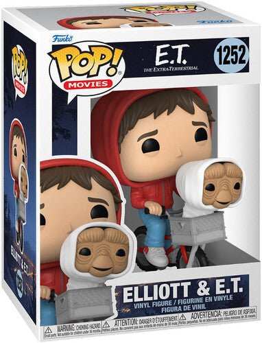 E.T. the Extra - Terrestrial - Elliott With E.T. in Bike Basket #1252 (Funko Pop) - Mad World Records