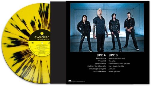 Everclear - The Very Best Of [Yellow w/ Black Splatter Vinyl] (New Vinyl LP) - Mad World Records