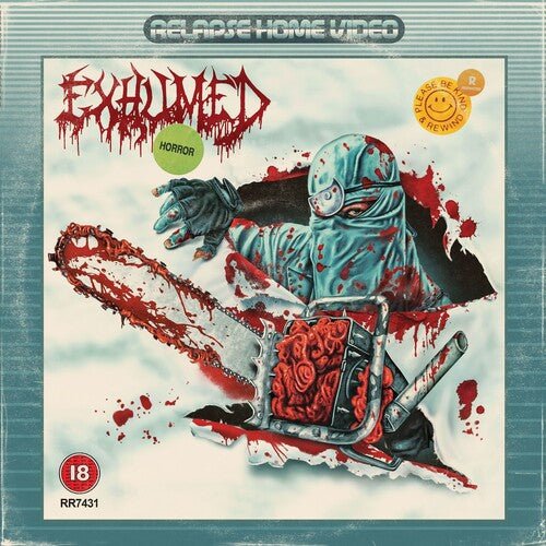 Exhumed - Horror [Electric Blue w/ Splatter Vinyl] (New Vinyl LP) - Mad World Records