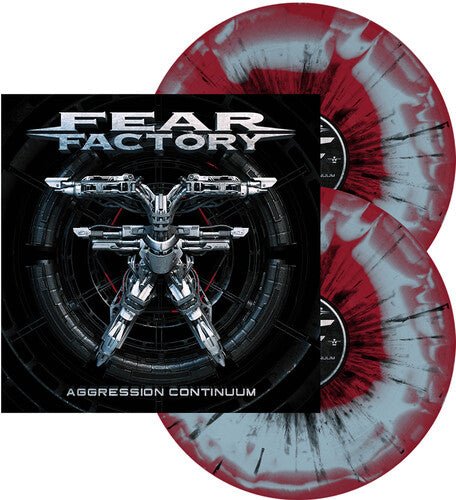 Fear Factory - Aggression Continuum [Red & Blue Swirl w/ Black Splatter Vinyl] (New Vinyl LP) - Mad World Records