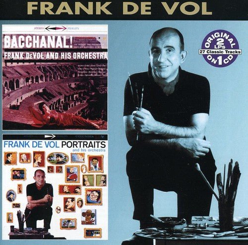 Frank De Vol And His Orchestra - Portraits/Bacchanal! (New CD) - Mad World Records