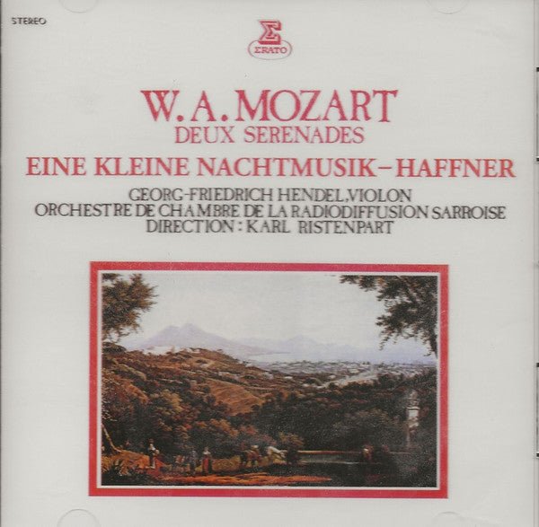 Georg - Friedrich Hendel - W.A. Mozart - Deux Serenades (New CD) - Mad World Records