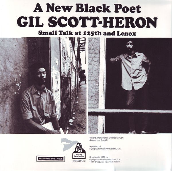 Gil Scott - Heron - Small Talk At 125th And Lenox (Used Vinyl LP) - Mad World Records