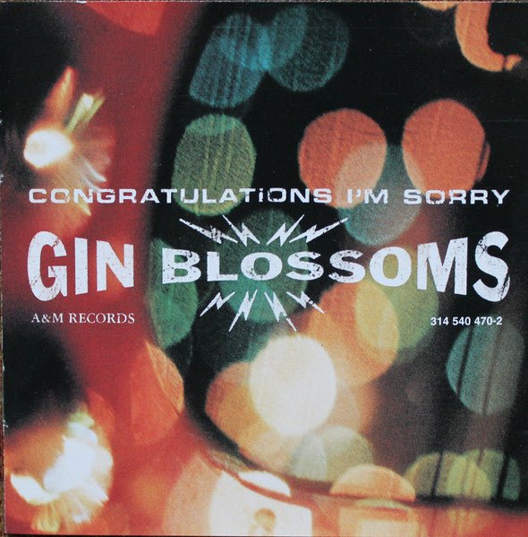 Gin Blossoms - Congradulations I'm Sorry (Used CD) - Mad World Records