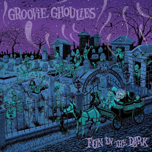 Groovie Ghoulies - Fun In The Dark [Blue w/ Black Smoke Vinyl] (New Vinyl LP) - Mad World Records