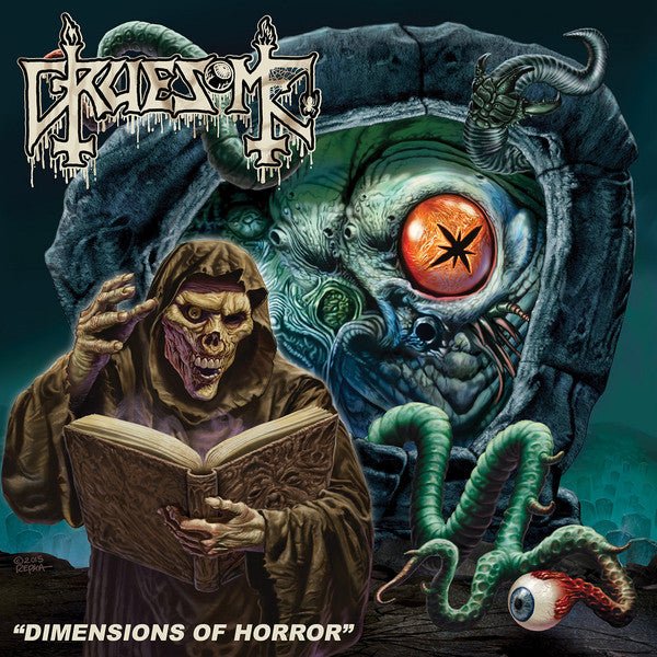 Gruesome - Dimensions Of Horror [Orange w/ Splatter Vinyl] (New Vinyl LP) - Mad World Records