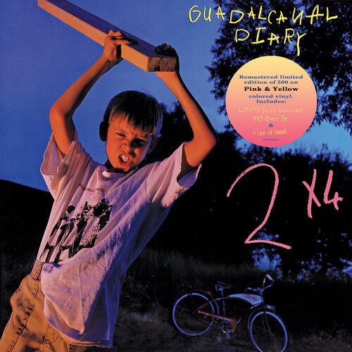 Guadalcanal Diary - 2 X 4 [Pink & Yellow Swirl] (New Vinyl LP) - Mad World Records