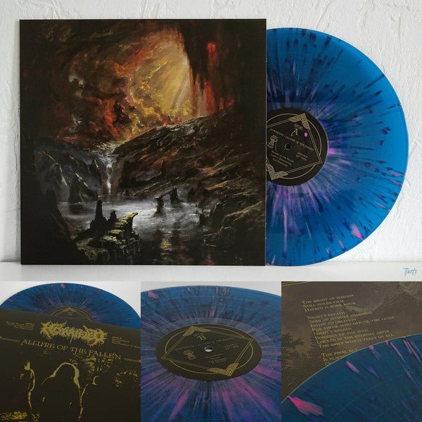 Horrified - Allure of the Fallen [Blue Translucent w/ Purple Splatter] (New Vinyl LP) - Mad World Records