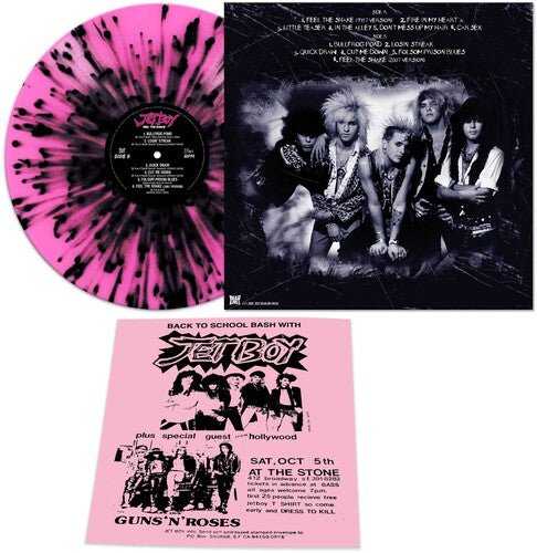 Jetboy - Feel The Shake [Pink / Black Splatter Vinyl] (New Vinyl LP) - Mad World Records