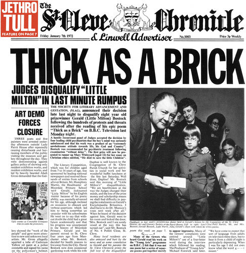 Jethro Tull - Thick As A Brick [50th Anniversary Edition] (New Vinyl LP) - Mad World Records