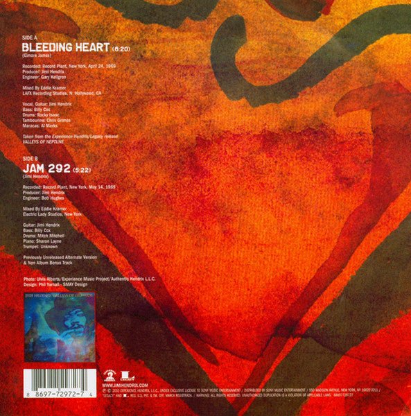 Jimi Hendrix - Bleeding Heart (Used 7") - Mad World Records