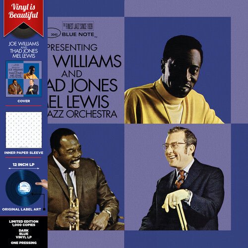 Joe Williams & Thad Jones - The Jazz Orchestra [Blue Vinyl] (New Vinyl LP) - Mad World Records