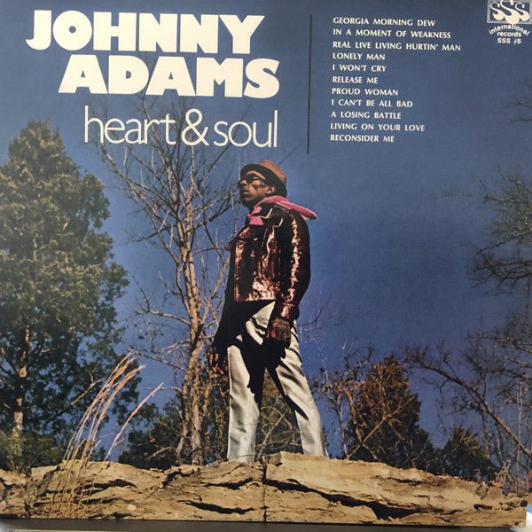 Johnny Adams - Heart & Soul [Transparent Blue] (New Vinyl LP) - Mad World Records