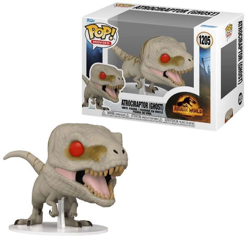 Jurassic World Dominion - Atrociraptor (Ghost) #1205 (Funko Pop) - Mad World Records