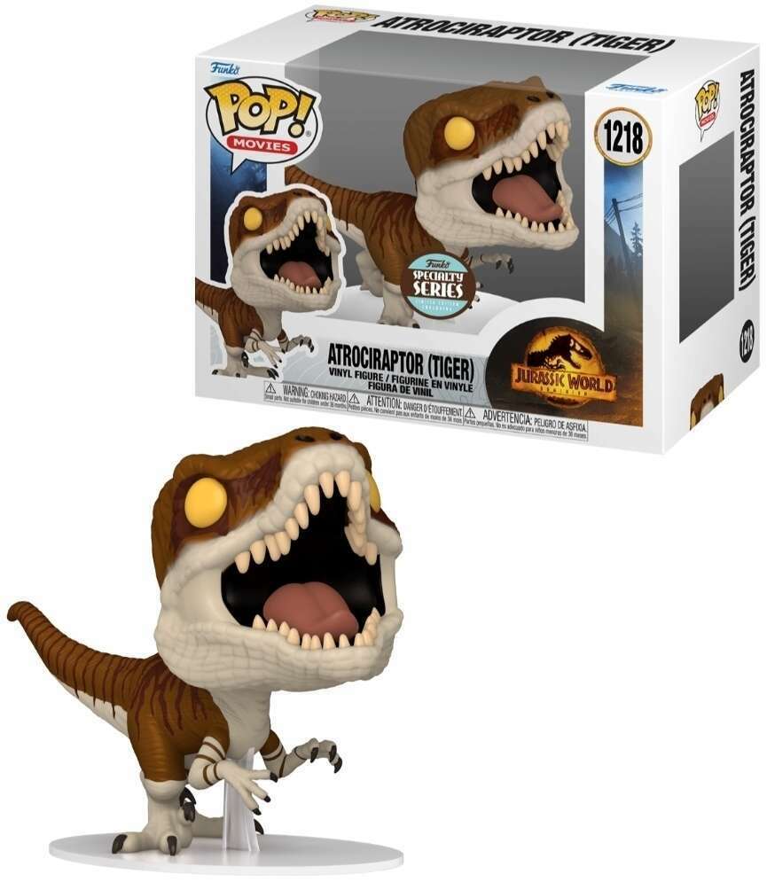 Jurassic World Dominion - Atrociraptor (Tiger) #1218 (Funko Pop) - Mad World Records