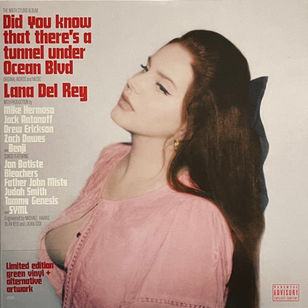 Lana Del Rey - Did You Know That There's A Tunnel Under Ocean Blvd [Light Green 2 LP/ Alt. Cover] (New Vinyl LP) - Mad World Records