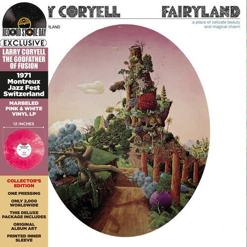 Larry Coryell - Fairyland [Marbled Pink & White Vinyl] (Used Vinyl LP) - Mad World Records