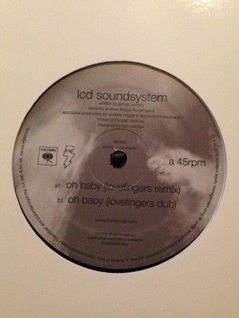 LCD Soundsystem - Oh Baby EP 12" (New Vinyl EP) - Mad World Records