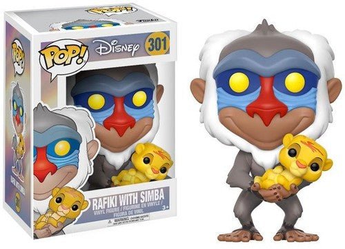 Lion King - Rafiki Holding Baby Simba #301 (Funko Pop) - Mad World Records