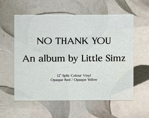 Little Simz - No Thank You [Red & Yellow Vinyl] (New Vinyl LP) - Mad World Records