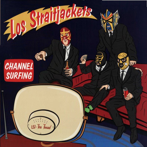 Los Straightjackets - Channel Surfing (New Vinyl EP) - Mad World Records