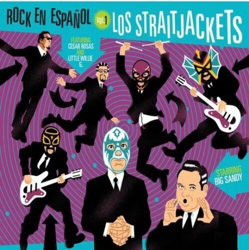 Los Straitjackets - Rock en Español, Vol. 1 [15th Anniversary Purple Vinyl] (New Vinyl LP) - Mad World Records