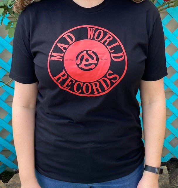 Mad World Records Unisex T-Shirt (Red) - Mad World Records