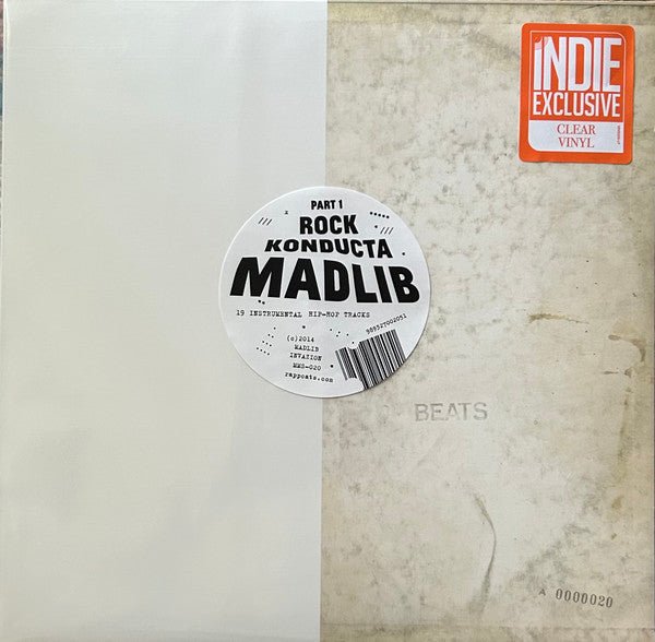 Madlib - Rock Konducta Pt. 1 [Clear Vinyl] (New Vinyl LP) - Mad World Records