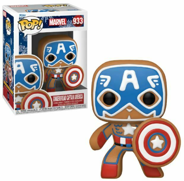 Marvel - Gingerbread Captain America #933 - (Funko Pop) - Mad World Records