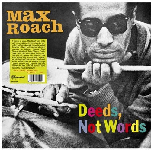 Max Roach - Deeds, Not Words [Clear Vinyl] (New Vinyl LP) - Mad World Records