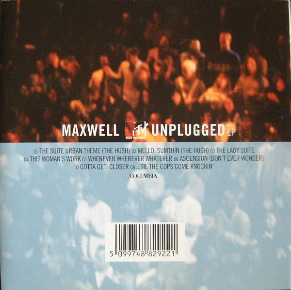 Maxwell - MTV Unplugged (Used CD) - Mad World Records