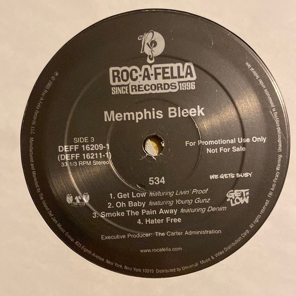 Memphis Bleek - 534 [Clean] [2xLP Promo] (Used Vinyl LP) - Mad World Records