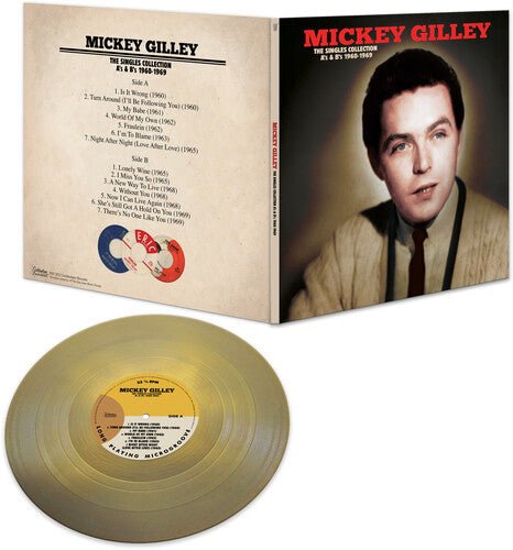 Mickey Gilley - The Singles Collection A's & B's 1960 - 1969 [Gold Vinyl] (New Vinyl LP) - Mad World Records