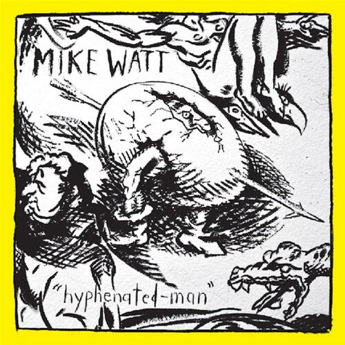 Mike Watt - Hyphenated - Man [Yellow & Black Marble Vinyl] (New Vinyl LP) - Mad World Records