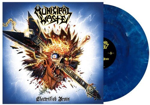 Municipal Waste - Electrified Brain [Blue Marble Vinyl] (New Vinyl LP) - Mad World Records