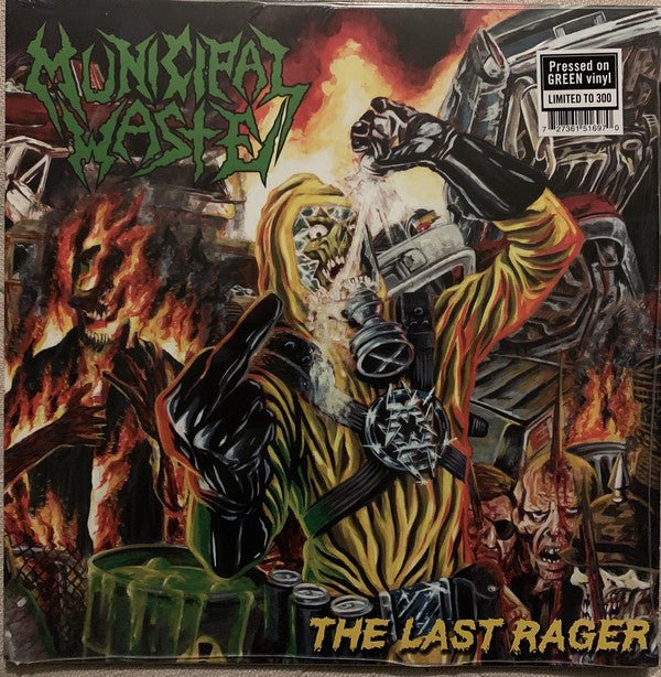 Municipal Waste - The Last Rager [Limited Green Vinyl] (New Vinyl LP) - Mad World Records