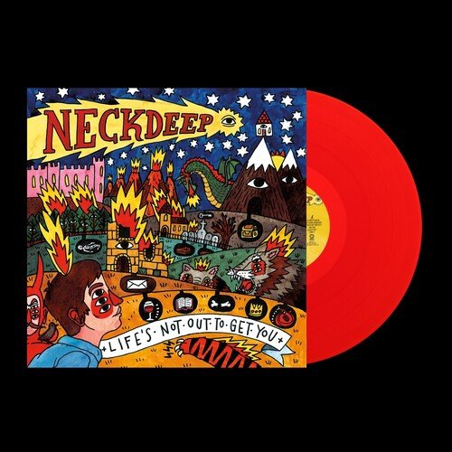 Neck Deep - Life's Not Out To Get You [Red Vinyl] (New Vinyl LP) - Mad World Records