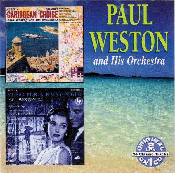 Paul Weston And His Orchestra – Caribbean Cruise / Music For A Rainy Night (Used CD) - Mad World Records