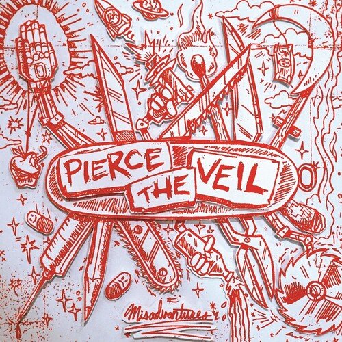 Pierce the Veil - Misadventures [Black/White Splatter Vinyl] (New Vinyl LP) - Mad World Records