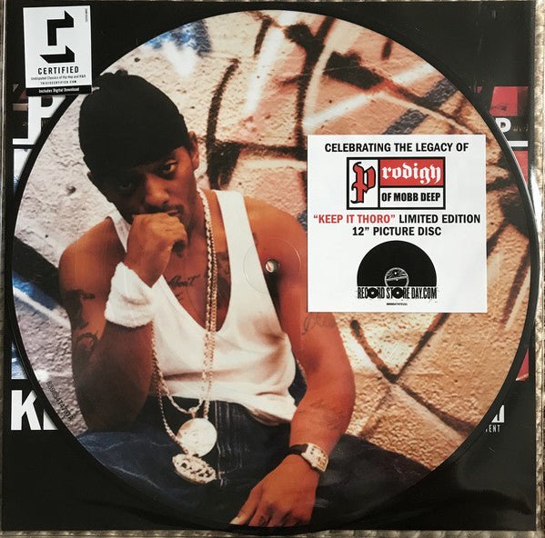 Prodigy of Mobb Deep - Keep It Thoro 12" Picture Disc (New Vinyl LP) - Mad World Records