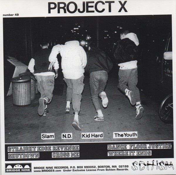 Project X - Straight Edge Revenge (Used 7") - Mad World Records