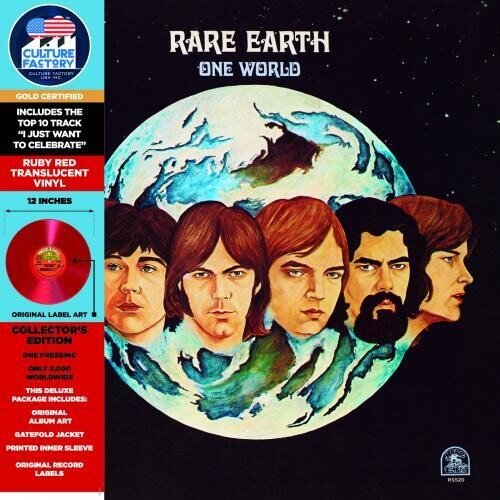 Rare Earth - One World [Red Vinyl] (New Vinyl LP) - Mad World Records