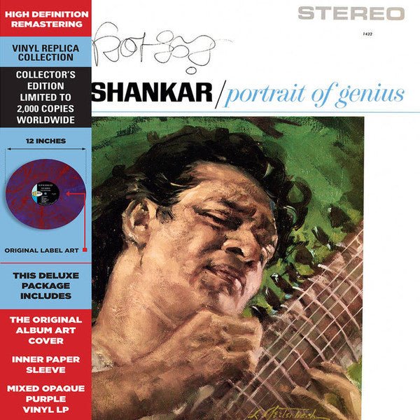 Ravi Shankar - Portrait of Genius (New Vinyl LP) - Mad World Records